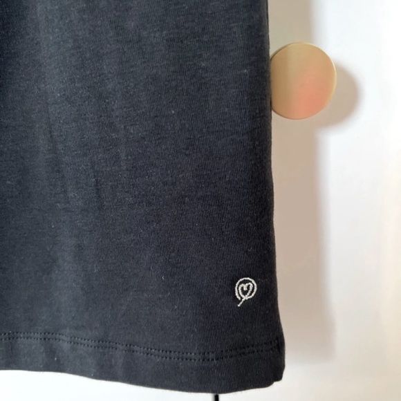 The Drop Black Mini Dress with Padded Shoulders - Picture 4 of 4